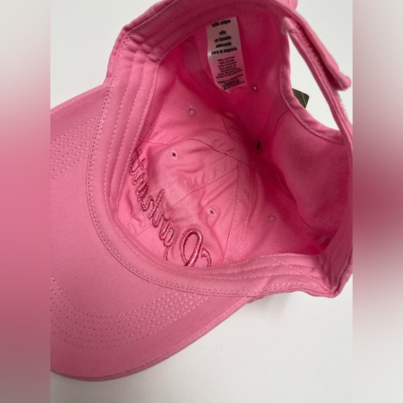 NWT ⚜️💖⚜️ CARHARTT Girl's One Size Pink Adjustable Baseball Cap Cotton Youth - Picture 7 of 12